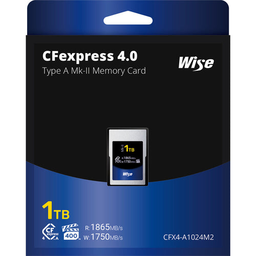 Wise 1TB CFexpress Type A 4.0 Mark II 1865MB/s Memory Card