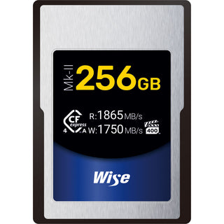 Wise 256GB CFexpress Type A 4.0 Mark II 1865MB/s Memory Card