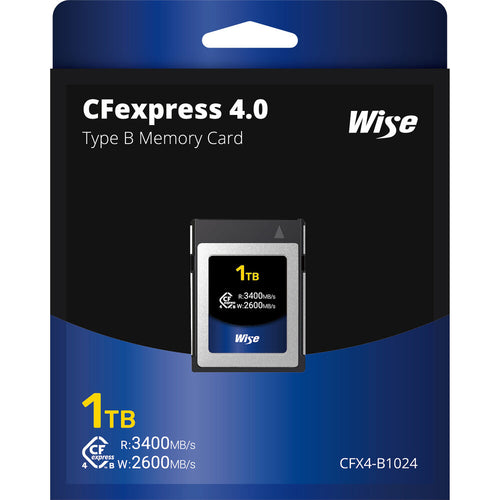 Wise 1TB CFexpress Type B 4.0 3400MB/s Memory Card