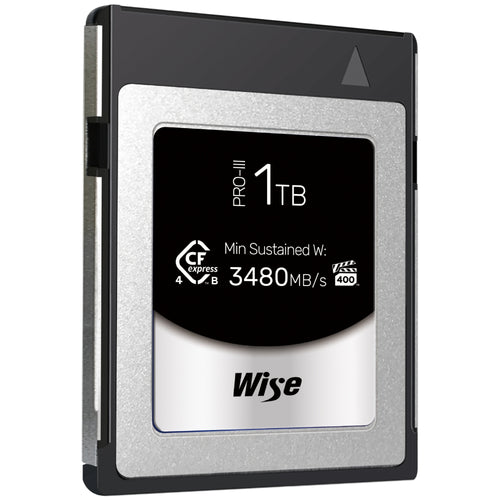 Wise 1TB PRO MK III CFexpress 4.0 Type B 3480MB/s Memory Card
