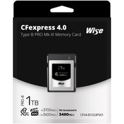 Wise 1TB PRO MK III CFexpress 4.0 Type B 3480MB/s Memory Card