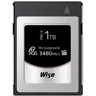 Wise 1TB PRO MK III CFexpress 4.0 Type B 3480MB/s Memory Card