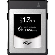 Wise 1.3TB CFexpress Type B 4.0 PRO Mark II 3400MB/s Memory Card