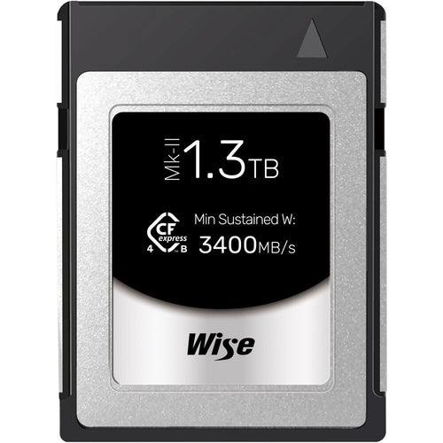 Wise 1.3TB CFexpress Type B 4.0 PRO Mark II 3400MB/s Memory Card