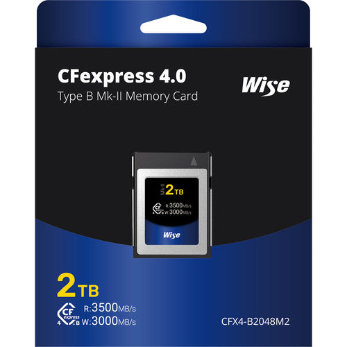 Wise 2TB CFexpress Type B 4.0 Mark II 3500MB/s Memory Card
