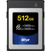 Wise 512GB CFexpress Type B 4.0 3400MB/s Memory Card