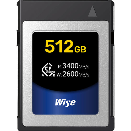 Wise 512GB CFexpress Type B 4.0 3400MB/s Memory Card