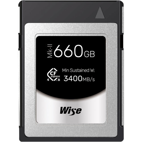 Wise 660GB CFexpress Type B 4.0 PRO Mark II 3400MB/s Memory Card