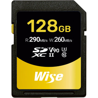 Wise 128GB SDXC UHS-II 290MB/s Memory Card - V90