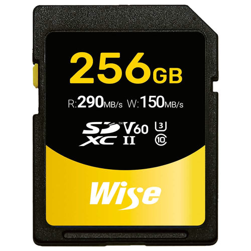Wise 256GB SDXC UHS-II 290MB/s Memory Card - V60