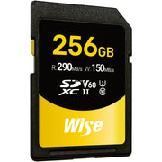 Wise 256GB SDXC UHS-II 290MB/s Memory Card - V60