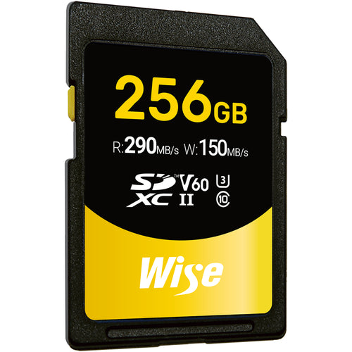 Wise 256GB SDXC UHS-II 290MB/s Memory Card - V60