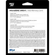 Wise Advanced 128GB UHS-II microSDXC Memory Card