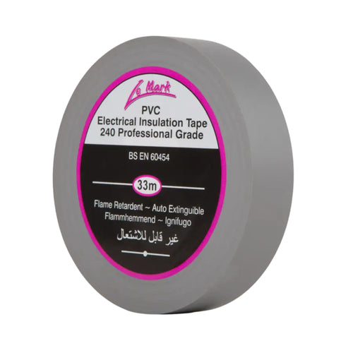 Le Mark PVC Electrical Tape (33m Roll, Multiple Colours Available)