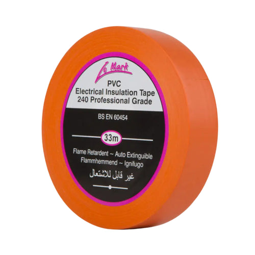 Le Mark PVC Electrical Tape (33m Roll, Multiple Colours Available)