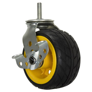 Rock N Roller 6 X 3 Ground Glider Wide Caster with Brake Upgrade for R14  2pk