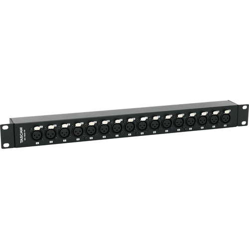 Tascam Rackmount 16-Channel XLR Female to DB25 Adapter