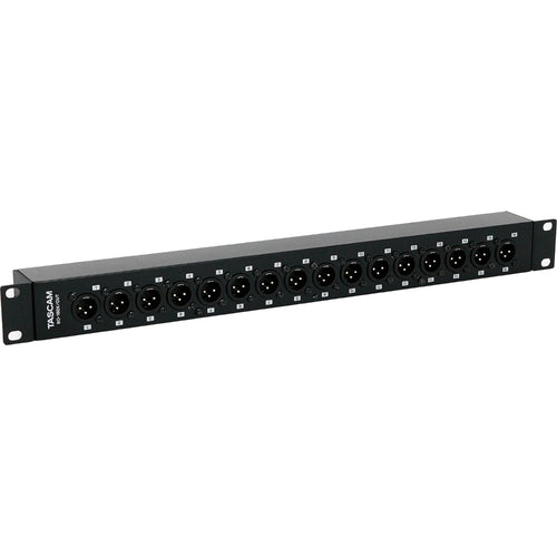 Tascam Rackmount 16-Channel DB25 to XLR Male Adapter