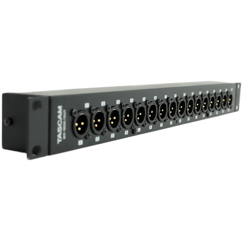 Tascam Rackmount 16-Channel DB25 to XLR Male Adapter