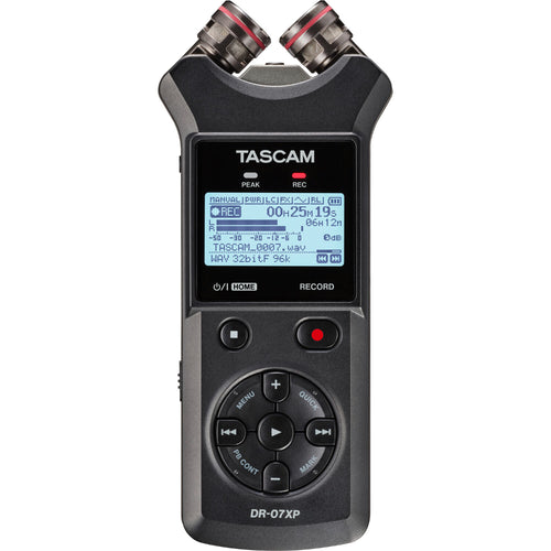 Tascam DR-07XP 2-Channel 32-Bit Float Portable Audio Recorder