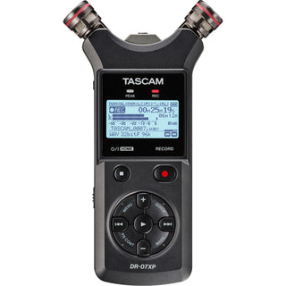 Tascam DR-07XP 2-Channel 32-Bit Float Portable Audio Recorder