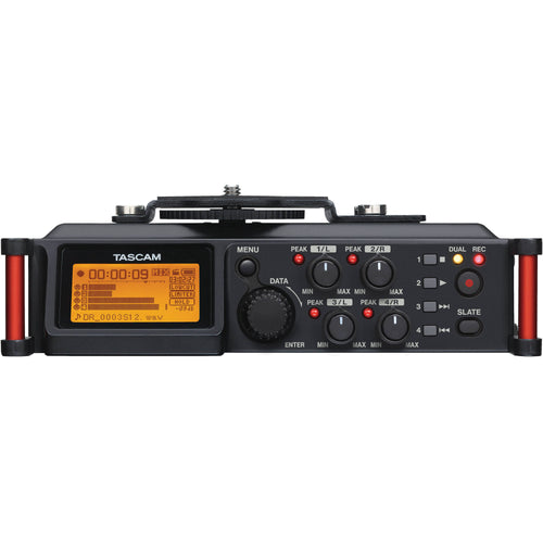 Tascam 6-Input / 4-Track Multi-Track Field Recorder with Onboard Omni Microphones