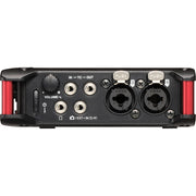 Tascam 4-Channel 32-Bit Float Field Recorder with Mixer, Timecode, and HDMI Sync