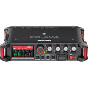 Tascam 4-Channel 32-Bit Float Field Recorder with Mixer, Timecode, and HDMI Sync