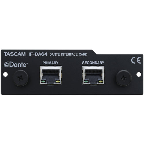 Tascam 64-Channel Dante Interface Card for DA-6400 64-Channel Recorder