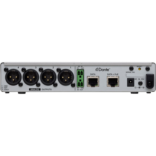 Tascam 4-Channel Line-Output Dante Converter with Built-In DSP Mixer