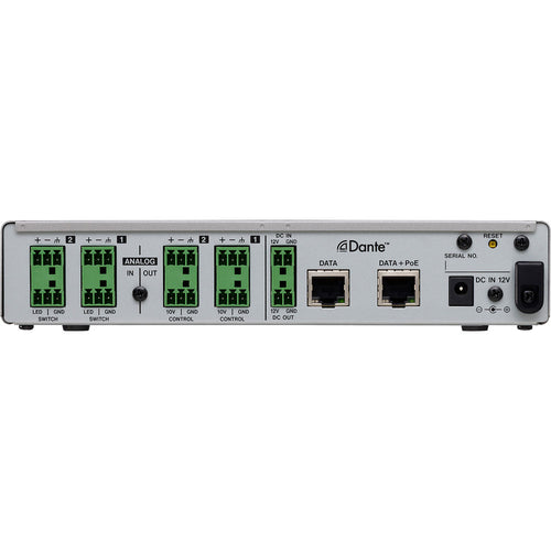 Tascam MM-2D-E 2-Channel Mic/Line Input/Output Dante Converter with Built-In DSP Mixer