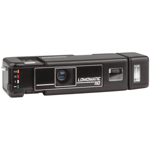Lomography Lomomatic 110 Camera & Flash Metal Nocturne