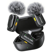 Hollyland LARK A2 Mini Duo with USB-C RX Wireless Microphone (Space Grey)