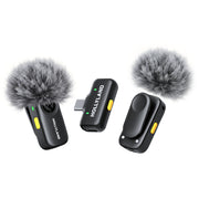 Hollyland LARK A2 Mini Duo with USB-C RX Wireless Microphone (Space Grey)