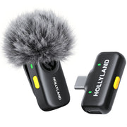 Hollyland LARK A2 Mini Duo with USB-C RX Wireless Microphone (Space Grey)