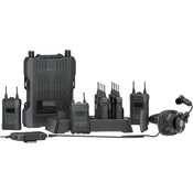 Hollyland Solidcom M1 Pro Full-Duplex Wireless Intercom System with 8 Beltpacks & Dual-Ear Headsets