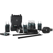 Hollyland Solidcom M1 Pro Full-Duplex Wireless Intercom System with 8 Beltpacks Single-Ear Headsets