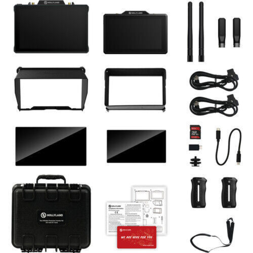 Hollyland Pyro 5 and 7 Wireless Transceiver Monitor Kit