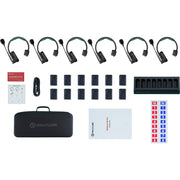 Hollyland Solidcom SE Pro 6S 6-Person Full-Duplex Single-Ear Headset Intercom System (1.9 GHz)