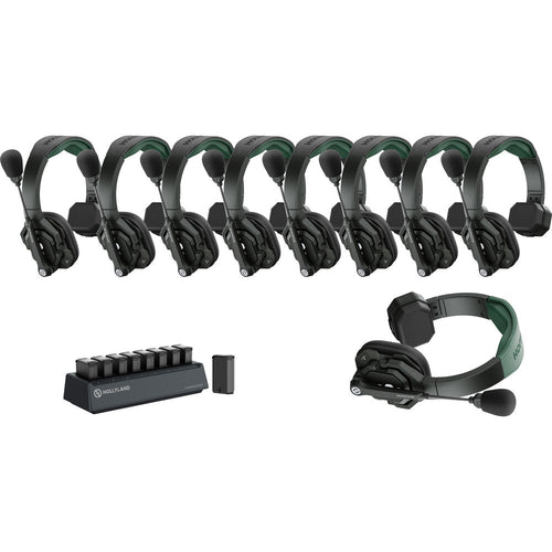 Hollyland Solidcom SE Pro 9S 9-Person Full-Duplex Single-Ear Headset Intercom System (1.9 GHz)