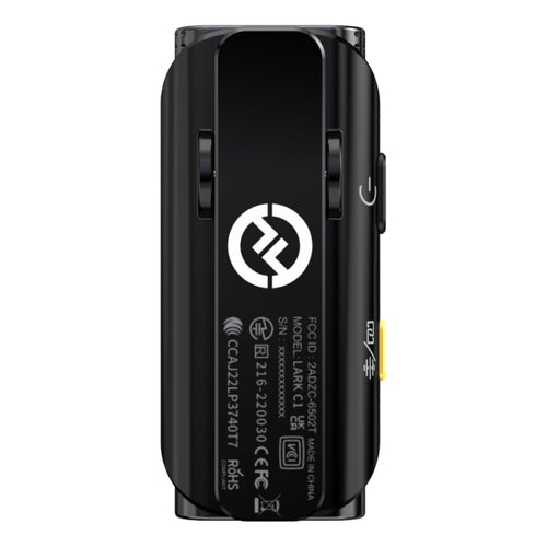 Hollyland Lark C1 DUO 2-Person Wireless Microphone System with Lightning Connector for iOS Devices (Black, 2.4 GHz)
