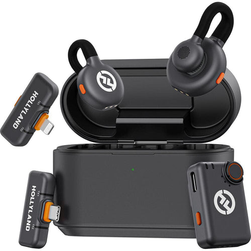 Hollyland Lark M2S Duo Wireless Microphone Ultimate Combo Kit (2 x TX + 3 x RX)