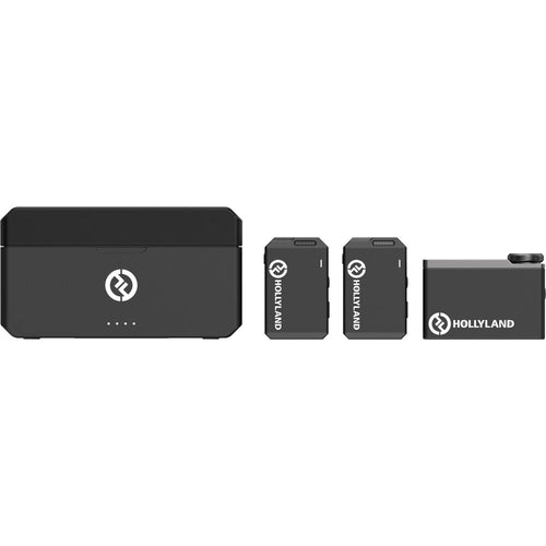 Hollyland Lark MAX Duo 2-Person Wireless Microphone System (2.4 GHz, Black)