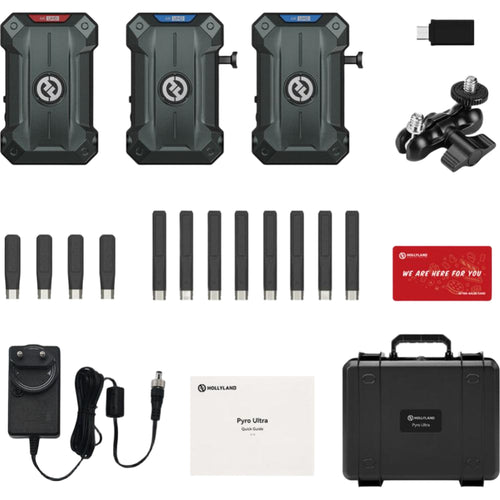 Hollyland Pyro Ultra Wireless 4K60 Transmission Kit (1TX + 2RX)