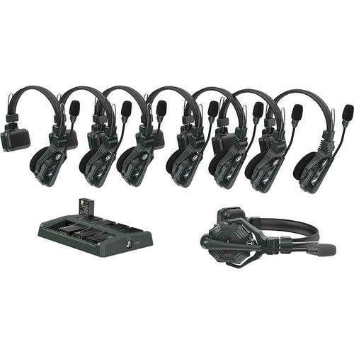 Hollyland Solidcom C1 Pro-8S Full-Duplex ENC Wireless Intercom System with 8 Headsets (1.9 GHz)