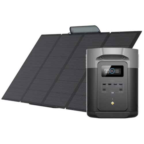EcoFlow Delta 2 Max Power Station with Maximum 2400W AC Output & Built in 2048Wh (170Ah@12V) Battery Capacity
