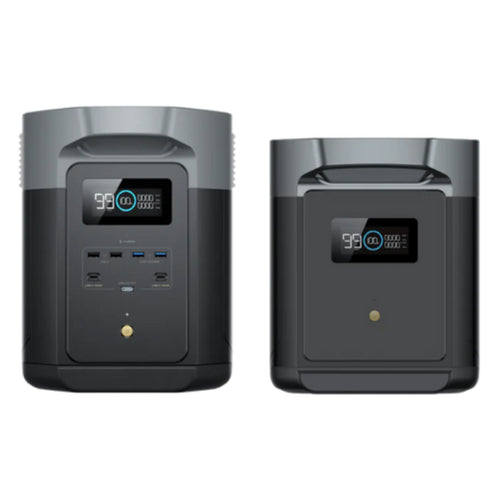 EcoFlow Delta 2 Max Power Station with Maximum 2400W AC Output & Built in 2048Wh (170Ah@12V) Battery Capacity