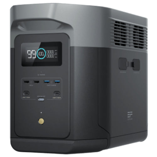 EcoFlow Delta 2 Max Power Station with Maximum 2400W AC Output & Built in 2048Wh (170Ah@12V) Battery Capacity