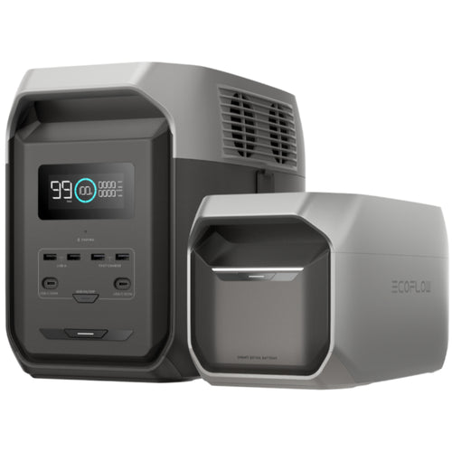 EcoFlow Delta 3 1500 with 1800W Total AC Output and Built in 1536Wh (128Ah@12V) Battery