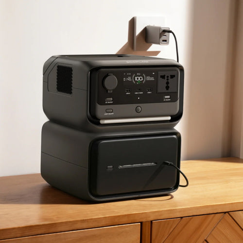 EcoFlow River 3 Max Portable Power Station with 600W AC Output & Built in 572Wh (47Ah@12V) LFP Battery